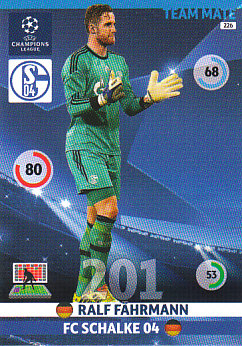 Ralf Fahrmann Schalke 04 2014/15 Panini Champions League #226